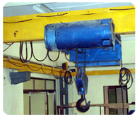 Cranes & Hoists, Geared Brake Motors, Hook Blocks, End Carriages, Goods Lifts, Electrical Panels, Thane, India